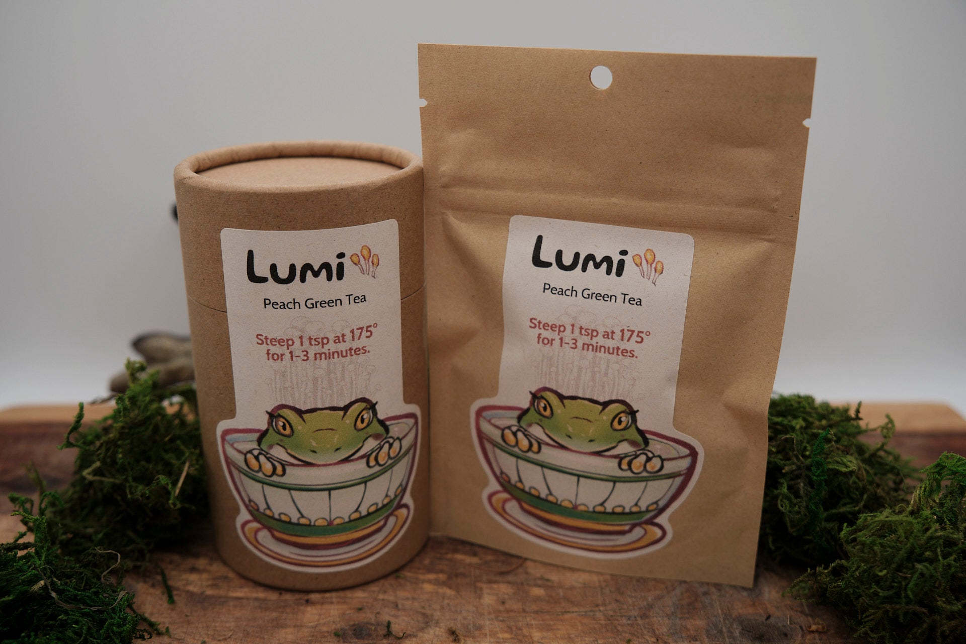 Lumi's Peach Green Loose Leaf Tea